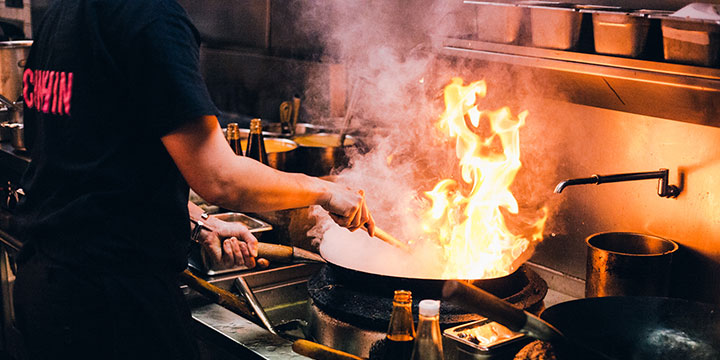 Fiery wok